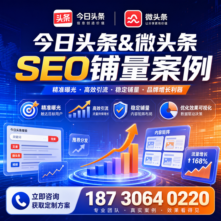 邯郸头条号SEO矩阵批量内容铺量成功案例